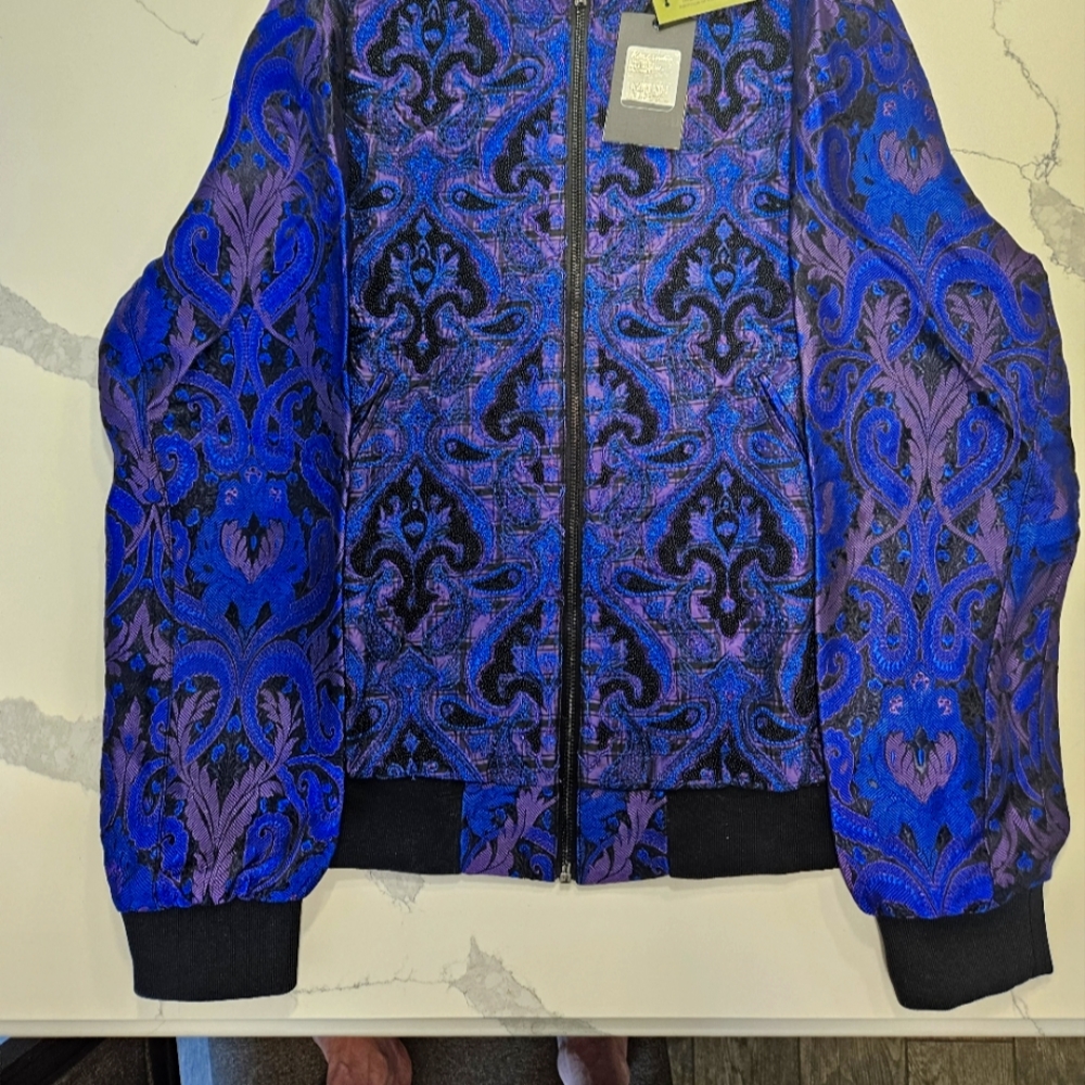 Robert Graham Limited Edition Miles Bomber Jacket NWT